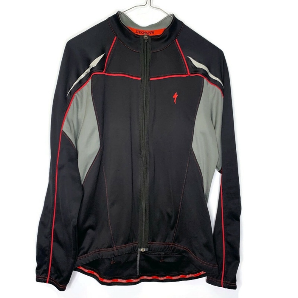 Specialized Men’s Full Zip Cargo Pockets Cycling Jacket Size L